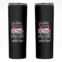 Funny Camping RV Skinny Tumbler Camper Queen Classy Sassy And A Bit Smart Assy - Wonder Print Shop