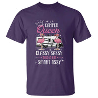Funny Camping RV T Shirt Camper Queen Classy Sassy And A Bit Smart Assy - Wonder Print Shop