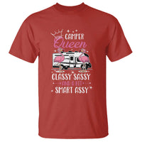 Funny Camping RV T Shirt Camper Queen Classy Sassy And A Bit Smart Assy - Wonder Print Shop