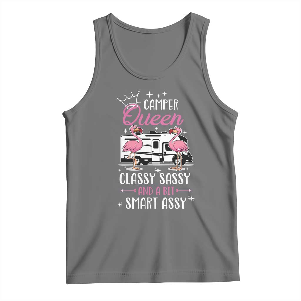 Funny Camping RV Tank Top Camper Queen Classy Sassy And A Bit Smart Assy - Wonder Print Shop