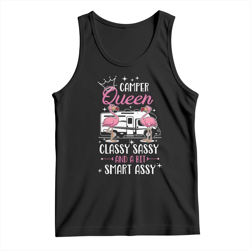 Funny Camping RV Tank Top Camper Queen Classy Sassy And A Bit Smart Assy - Wonder Print Shop