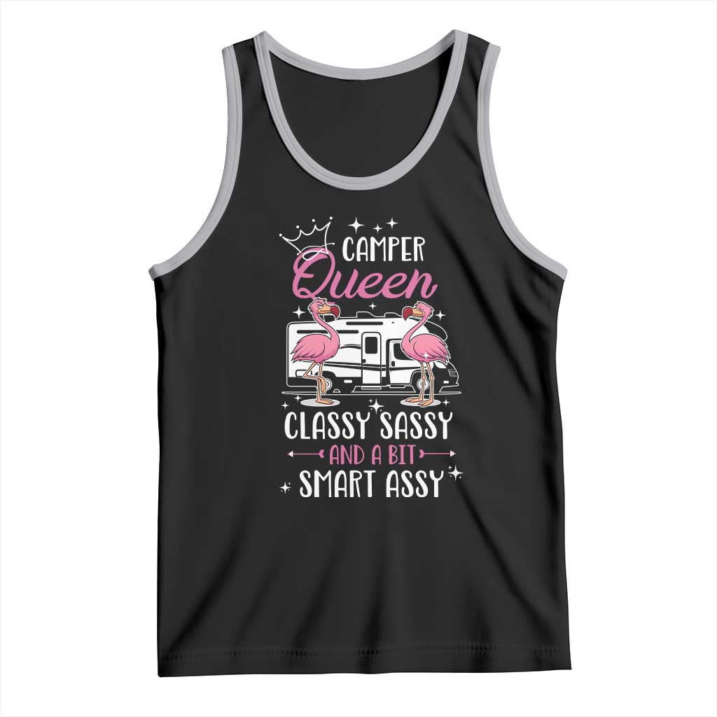 Funny Camping RV Tank Top Camper Queen Classy Sassy And A Bit Smart Assy - Wonder Print Shop