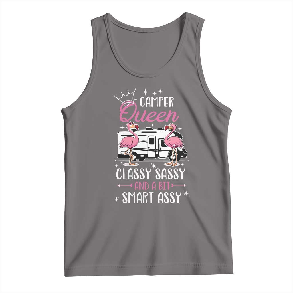 Funny Camping RV Tank Top Camper Queen Classy Sassy And A Bit Smart Assy - Wonder Print Shop