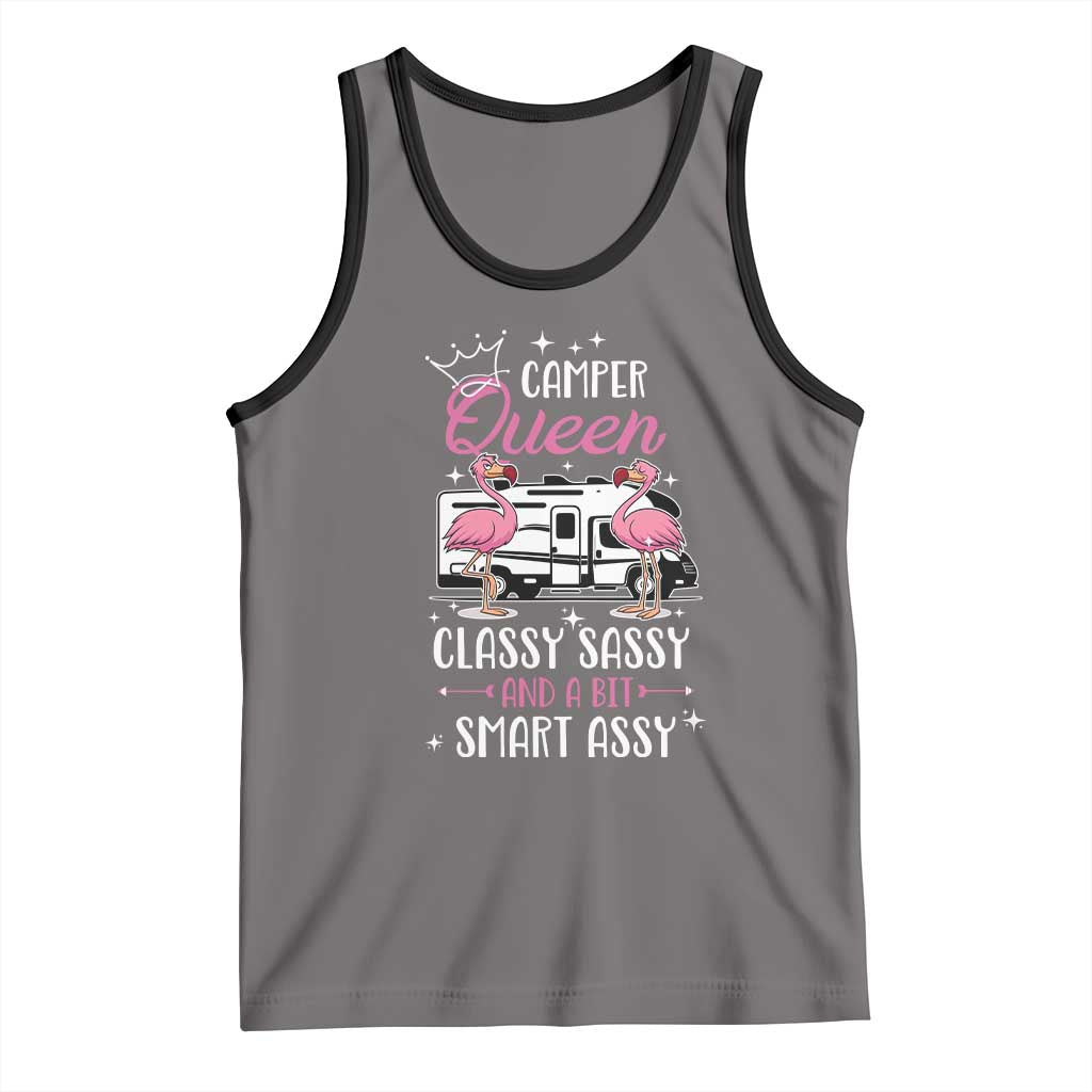 Funny Camping RV Tank Top Camper Queen Classy Sassy And A Bit Smart Assy - Wonder Print Shop