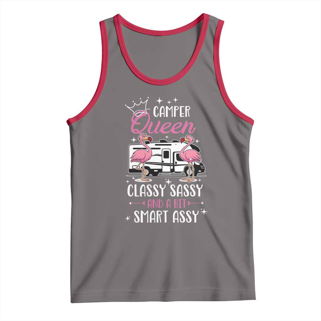 Funny Camping RV Tank Top Camper Queen Classy Sassy And A Bit Smart Assy - Wonder Print Shop