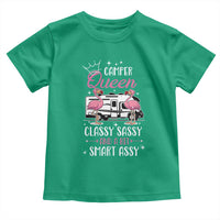 Funny Camping RV Toddler T Shirt Camper Queen Classy Sassy And A Bit Smart Assy - Wonder Print Shop