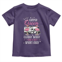 Funny Camping RV Toddler T Shirt Camper Queen Classy Sassy And A Bit Smart Assy - Wonder Print Shop