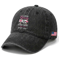 Funny Camping RV Washed Cotton Baseball Cap Camper Queen Classy Sassy And A Bit Smart Assy