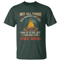 Funny Camping T Shirt Not All Those Who Wander Are Lost - Wonder Print Shop