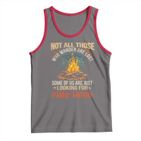 Funny Camping Tank Top Not All Those Who Wander Are Lost - Wonder Print Shop