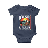 Funny Camping Hiking Sarcastic Baby Onesie Bear Attack Tip - Wonder Print Shop