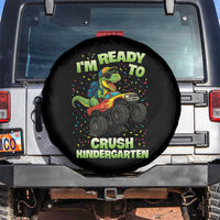 Back To School Boy Dinosaur Spare Tire Cover I Am Ready To Crush Kindergarten - Wonder Print Shop