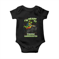 Back To School Boy Dinosaur Baby Onesie I Am Ready To Crush Kindergarten - Wonder Print Shop