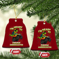 Back To School Boy Dinosaur Ceramic Ornament I Am Ready To Crush Kindergarten - Wonder Print Shop