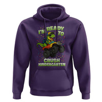 Back To School Boy Dinosaur Hoodie I Am Ready To Crush Kindergarten - Wonder Print Shop