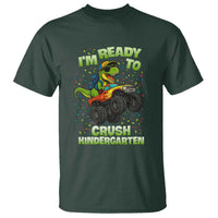 Back To School Boy Dinosaur T Shirt I Am Ready To Crush Kindergarten - Wonder Print Shop