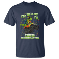 Back To School Boy Dinosaur T Shirt I Am Ready To Crush Kindergarten - Wonder Print Shop