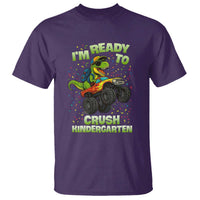 Back To School Boy Dinosaur T Shirt I Am Ready To Crush Kindergarten - Wonder Print Shop