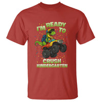 Back To School Boy Dinosaur T Shirt I Am Ready To Crush Kindergarten - Wonder Print Shop