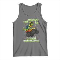 Back To School Boy Dinosaur Tank Top I Am Ready To Crush Kindergarten - Wonder Print Shop