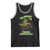 Back To School Boy Dinosaur Tank Top I Am Ready To Crush Kindergarten - Wonder Print Shop