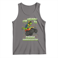 Back To School Boy Dinosaur Tank Top I Am Ready To Crush Kindergarten - Wonder Print Shop