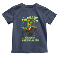 Back To School Boy Dinosaur Toddler T Shirt I Am Ready To Crush Kindergarten - Wonder Print Shop