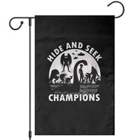 Hide And Seek Champions Garden Flag Funny Cryptid Cryptozoology - Wonder Print Shop