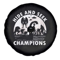 Hide And Seek Champions Spare Tire Cover Funny Cryptid Cryptozoology - Wonder Print Shop