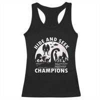 Hide And Seek Champions Racerback Tank Top Funny Cryptid Cryptozoology - Wonder Print Shop
