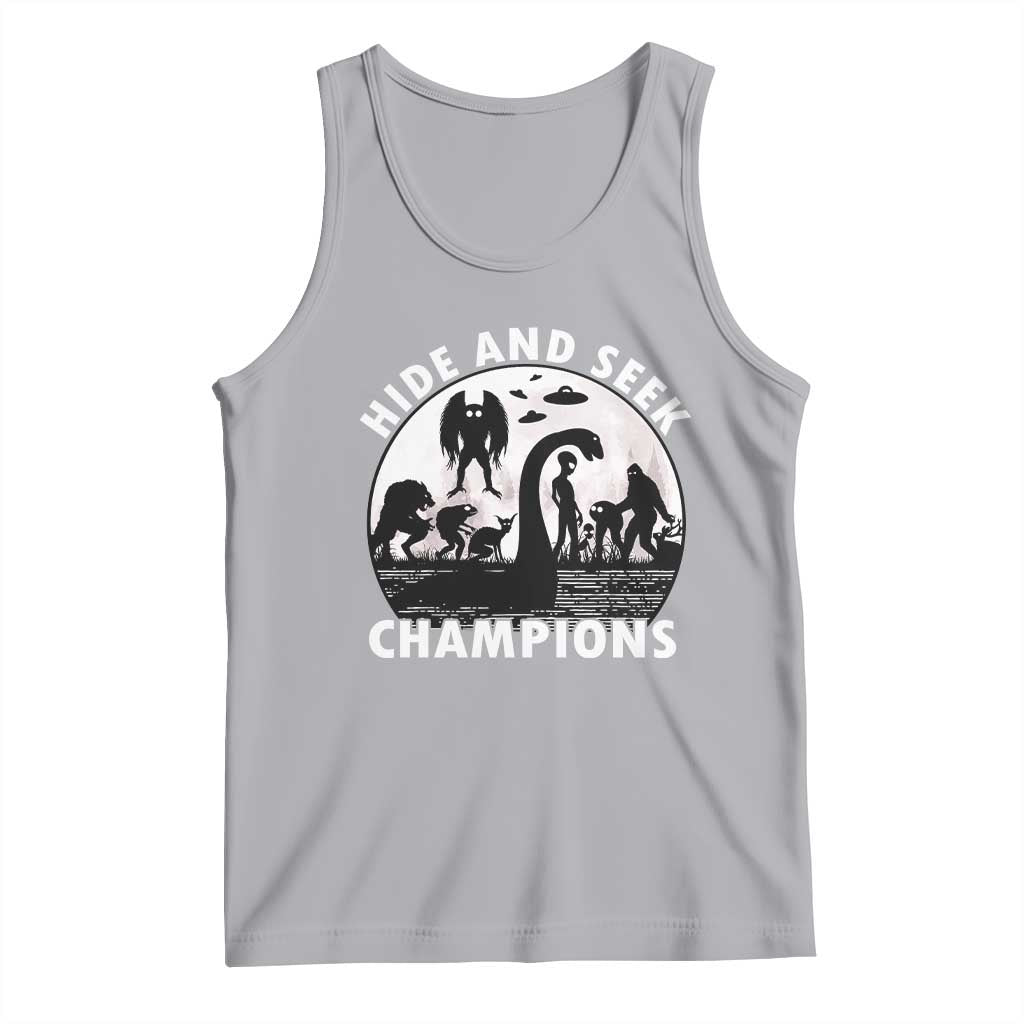 Hide And Seek Champions Tank Top Funny Cryptid Cryptozoology - Wonder Print Shop