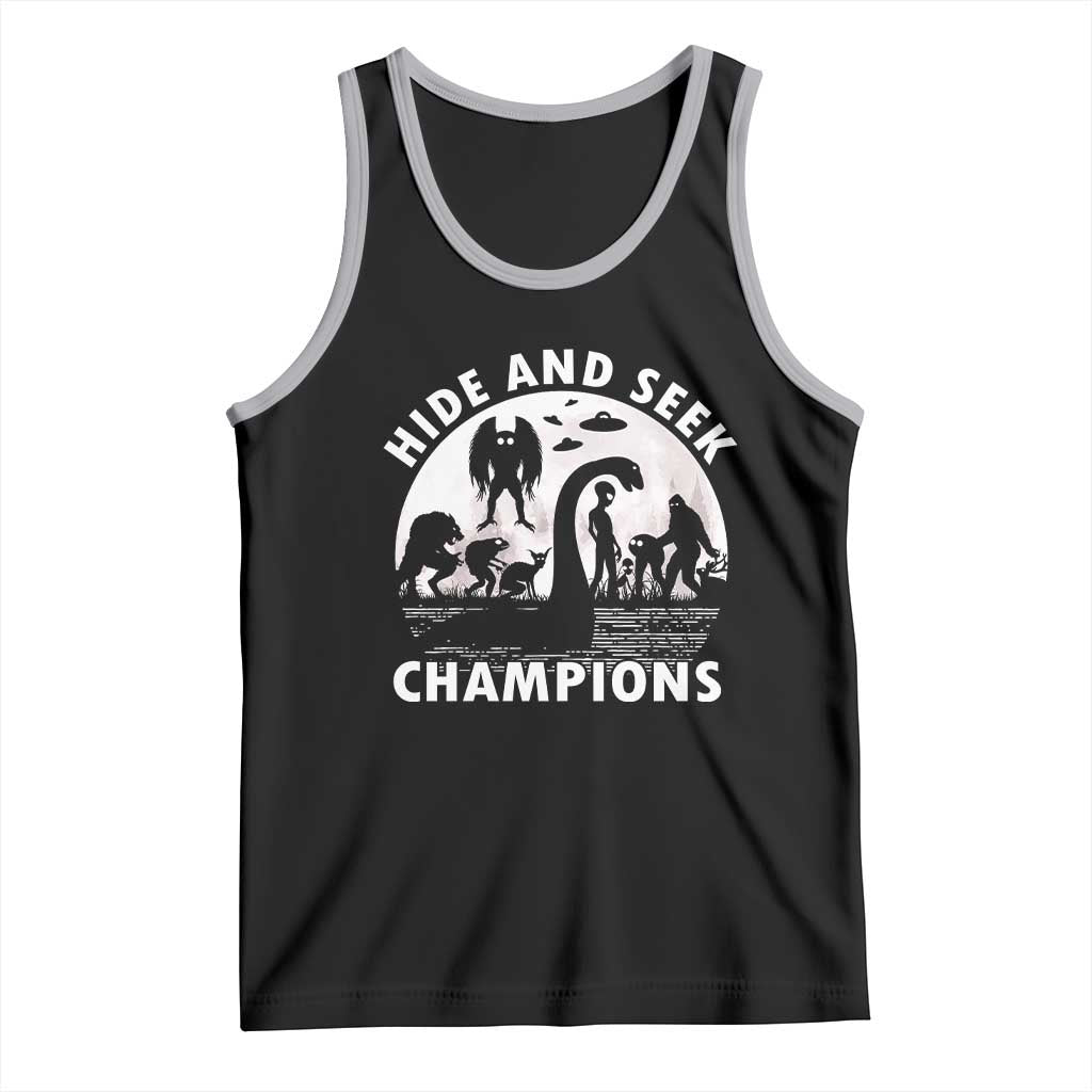 Hide And Seek Champions Tank Top Funny Cryptid Cryptozoology - Wonder Print Shop