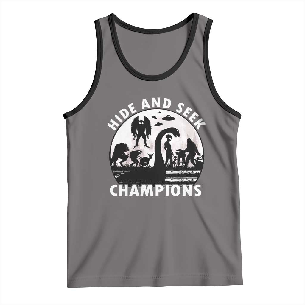 Hide And Seek Champions Tank Top Funny Cryptid Cryptozoology - Wonder Print Shop
