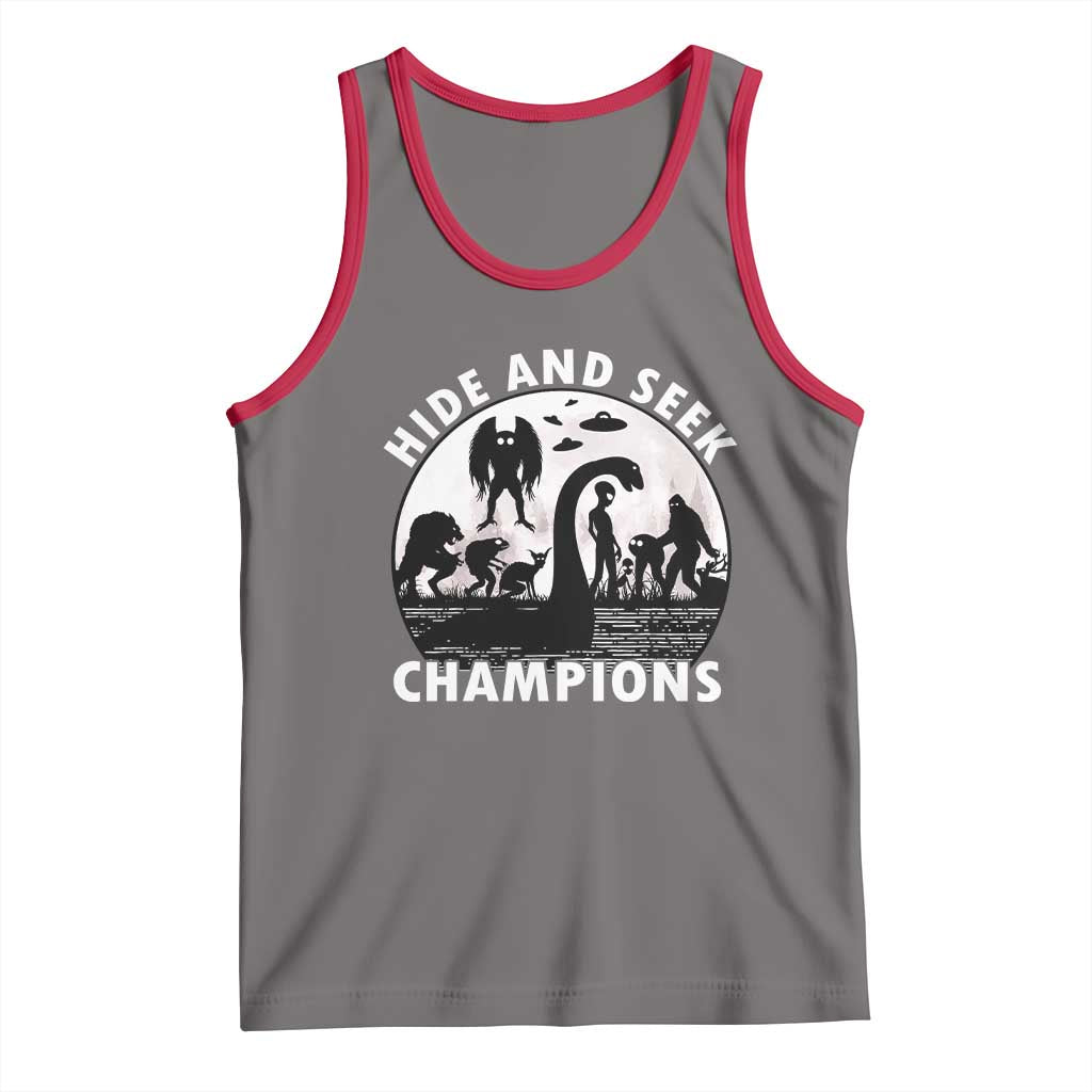 Hide And Seek Champions Tank Top Funny Cryptid Cryptozoology - Wonder Print Shop