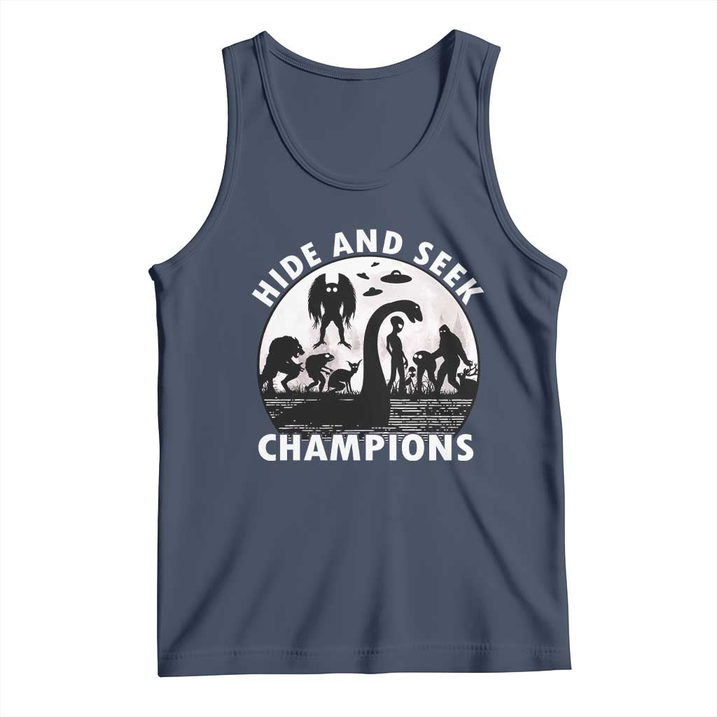 Hide And Seek Champions Tank Top Funny Cryptid Cryptozoology - Wonder Print Shop