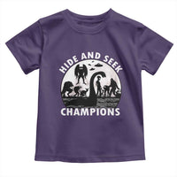 Hide And Seek Champions Toddler T Shirt Funny Cryptid Cryptozoology - Wonder Print Shop