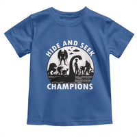 Hide And Seek Champions Toddler T Shirt Funny Cryptid Cryptozoology - Wonder Print Shop