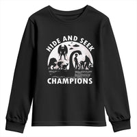 Hide And Seek Champions Youth Sweatshirt Funny Cryptid Cryptozoology - Wonder Print Shop