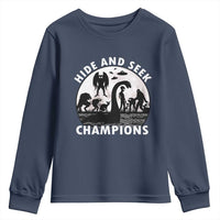 Hide And Seek Champions Youth Sweatshirt Funny Cryptid Cryptozoology - Wonder Print Shop