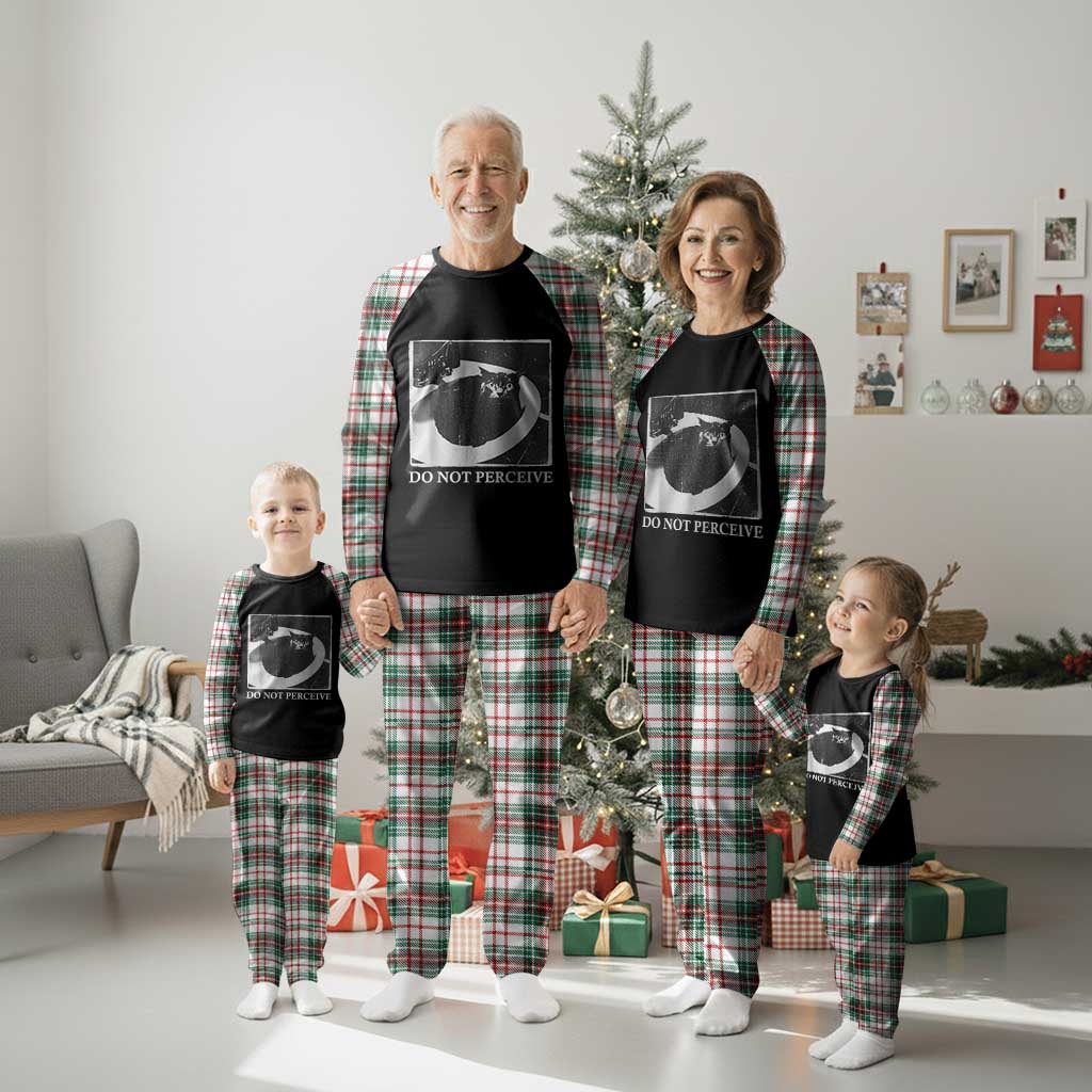Do Not Perceive Me Funny Meme Cat Lover Plaid Pajama Set Funny Cat Sarcstic Meme