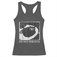 Do Not Perceive Me Funny Meme Cat Lover Racerback Tank Top Funny Cat Sarcstic Meme