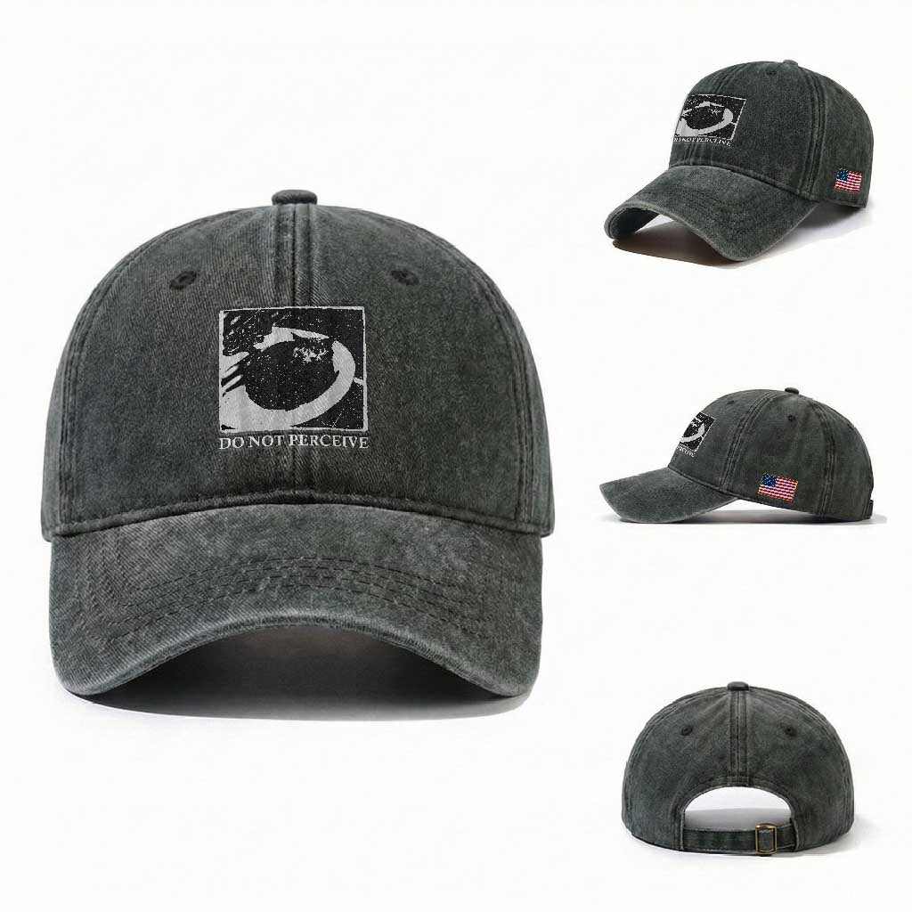 Do Not Perceive Me Funny Meme Cat Lover Washed Cotton Baseball Cap Funny Cat Sarcstic Meme