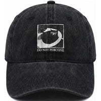 Do Not Perceive Me Funny Meme Cat Lover Washed Cotton Baseball Cap Funny Cat Sarcstic Meme
