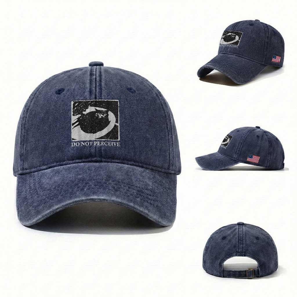 Do Not Perceive Me Funny Meme Cat Lover Washed Cotton Baseball Cap Funny Cat Sarcstic Meme