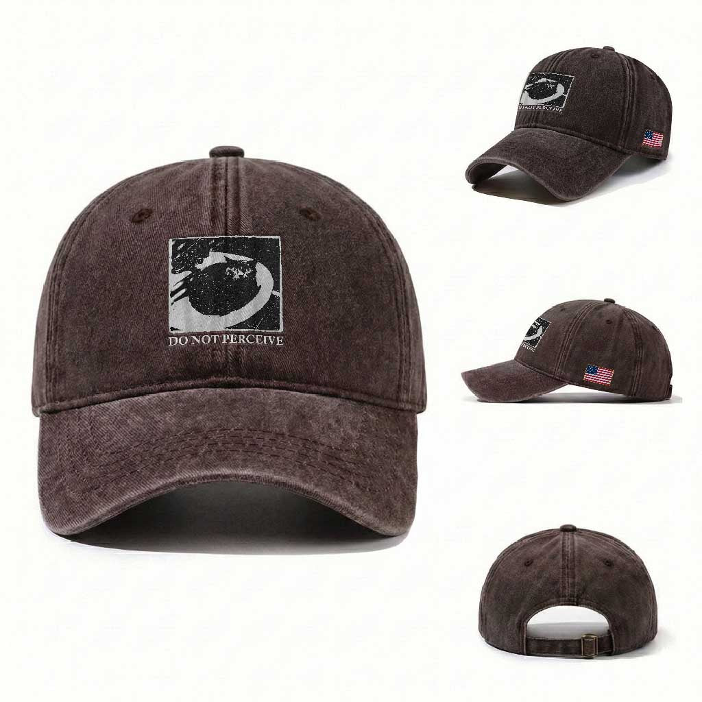 Do Not Perceive Me Funny Meme Cat Lover Washed Cotton Baseball Cap Funny Cat Sarcstic Meme