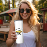 I Survived My Trip to NYC Skinny Tumbler Funny New York City Yellow Taxi Meme Gift