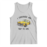 I Survived My Trip to NYC Tank Top Funny New York City Yellow Taxi Meme Gift