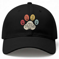 Do Not Ask Me For Life Advice Baseball Cap Funny Sarcastic Dog Lover Gift