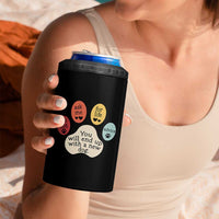 Do Not Ask Me For Life Advice 4 in 1 Can Cooler Tumbler Funny Sarcastic Dog Lover Gift