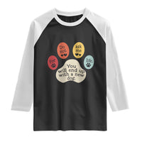 Do Not Ask Me For Life Advice Raglan Shirt Funny Sarcastic Dog Lover Gift